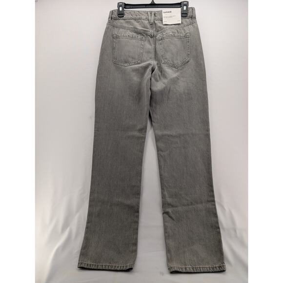 NWT Garage Women's Relaxed Straight Jeans in Iron Grey size 3 - Picture 5 of 7
